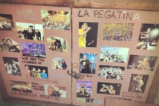 La Pegatina's place at Bar Mariatchi